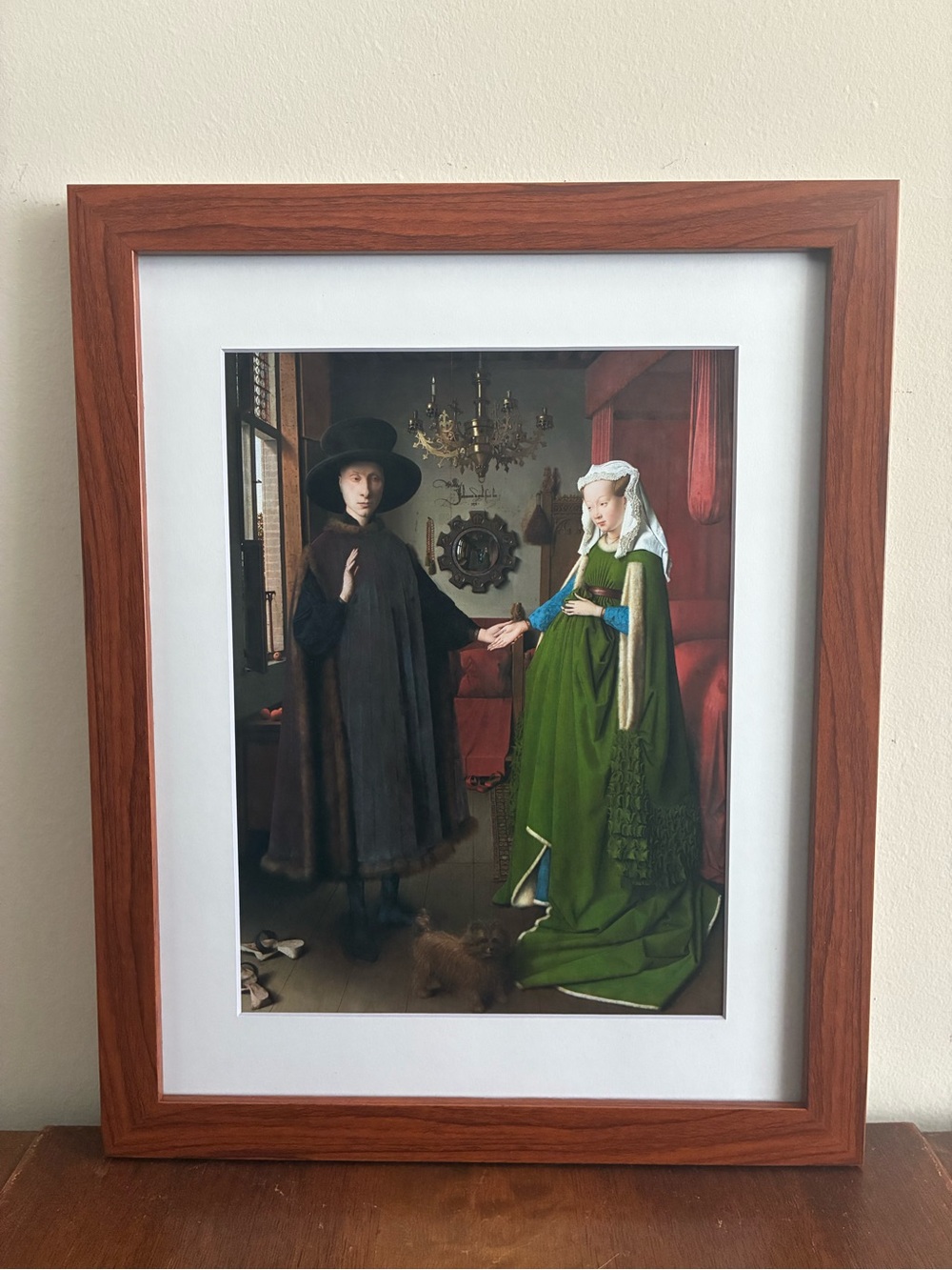Arnolfini Portrait Van Eyck Framed Print 12x15 Dutch Renaissance Wall Art